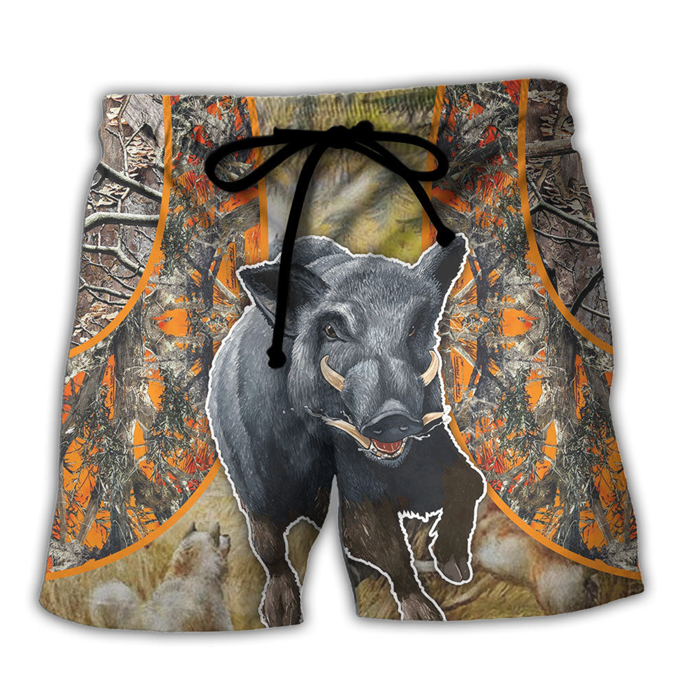 Hunting Hog Hunting Camo - Beach Short Reefox - Owls Matrix LTD