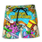 Music Event Beyond Wonderland Amazing Festival Colorful Style - Beach Short Reefox - Owls Matrix LTD