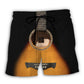 Beach Short / Adults / S Guitar Wood Music Lover - Beach Short Reefox - Owls Matrix LTD