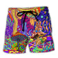Hippie Colorful Love Life - Beach Short Reefox - Owls Matrix LTD