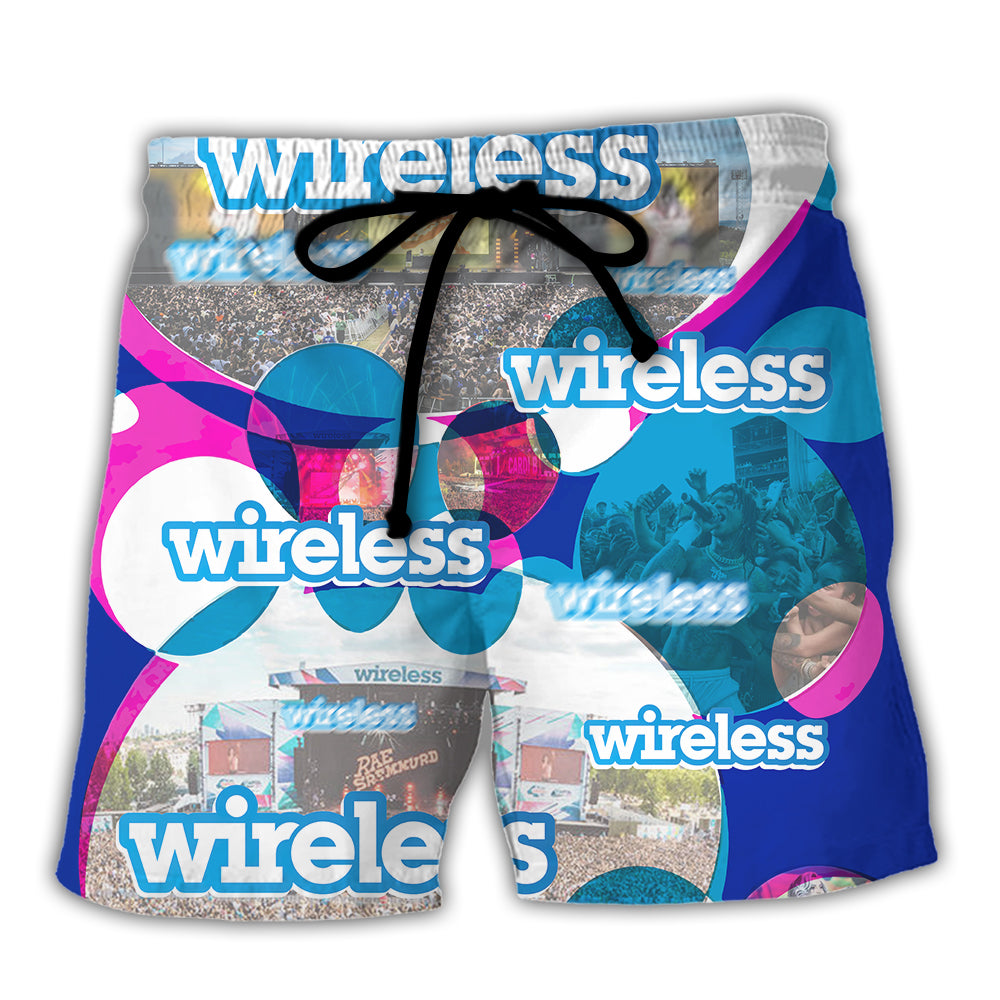 Music Event Wireless Festival Drop The Beat - Beach Short Reefox - Owls Matrix LTD