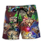 Cowboy Rodeo Merry Christmas - Beach Short Reefox - Owls Matrix LTD