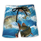 Fishing Blue Wave Style - Beach Short Reefox - Owls Matrix LTD