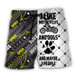 Beach Short / Adults / S Motorcycle I Like Motocycles And Dogs - Beach Short Reefox - Owls Matrix LTD
