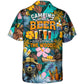 Camping Funny Bear Camping Without Beer Is Just Sitting In The Woods - Hawaiian Shirt