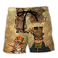 Cat Luxury Style - Beach Short Reefox - Owls Matrix LTD