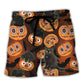 Halloween Is Better Cat Make - Beach Short Reefox - Owls Matrix LTD