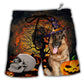 Beach Short / Adults / S Halloween German Shepherd My Lovely Dog - Beach Short Reefox - Owls Matrix LTD