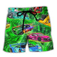 Car Color Love Green - Beach Short Reefox - Owls Matrix LTD