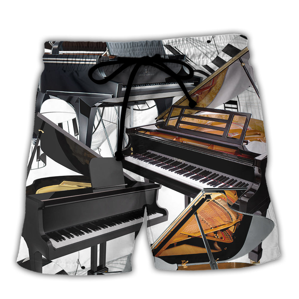 Piano Luxury Piano Style - Beach Short Reefox - Owls Matrix LTD