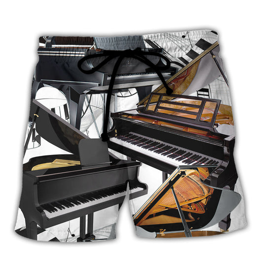 Piano Luxury Piano Style - Beach Short Reefox - Owls Matrix LTD