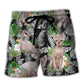 Cat Sphynx Cat Lover Tropical - Beach Short Reefox - Owls Matrix LTD