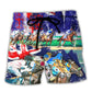 Australia Horse Lover Racing Lover - Beach Short Reefox - Owls Matrix LTD