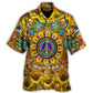 Hippie Sunflowers Love Sunshine Yellow Amazing Style - Hawaiian Shirt - Reefox