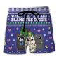 Cat Wreck The Tree Meowy Christmas - Beach Short Reefox - Owls Matrix LTD