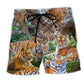 Beach Short / Adults / S Tiger God Is In The Tiger As Well As In The Lamb - Beach Short Reefox - Owls Matrix LTD