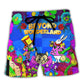 Music Event Beyond Wonderland Festival Lover Colorful Art Style - Beach Short Reefox - Owls Matrix LTD
