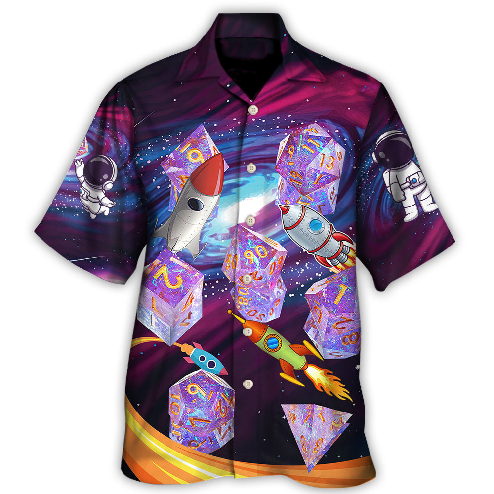 Hawaiian Shirt / Adults / S D20 Galaxy Where Are Space Ship Going - Hawaiian Shirt - Reefox