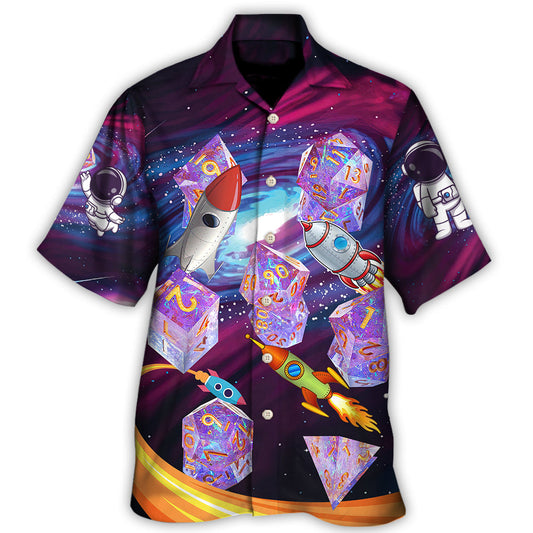 Hawaiian Shirt / Adults / S D20 Galaxy Where Are Space Ship Going - Hawaiian Shirt - Reefox