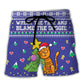 Cat Wreck The Tree And Blame The Doggie Christmas - Beach Short Reefox - Owls Matrix LTD