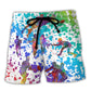 Rugby Colorful Painting - Beach Short Reefox - Owls Matrix LTD