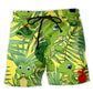 Beach Short / Adults / S Turtle I Am A Slow Runner - Beach Short Reefox - Owls Matrix LTD