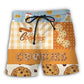 Baking Who Loves Baking Chocolate Chip Cookie - Beach Short Reefox - Owls Matrix LTD