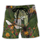 Beach Short / Adults / S Bee Alert Beekeeper Vintage Style - Beach Short - Owls Matrix LTD
