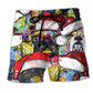 Beach Short / Adults / S Christmas Dog Colorful Draw With Love - Beach Short Reefox - Owls Matrix LTD