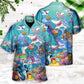 Easter Shark Let's Enjoy Easter With Sharks - Hawaiian Shirt - Reefox