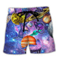 Cat Love Galaxy Colorfull - Beach Short Reefox - Owls Matrix LTD