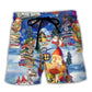 Book Make Me Happy Merry Christmas - Beach Short Reefox - Owls Matrix LTD