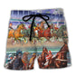 Harness Racing Horse Racing Horse Lover Amazing - Beach Short Reefox - Owls Matrix LTD
