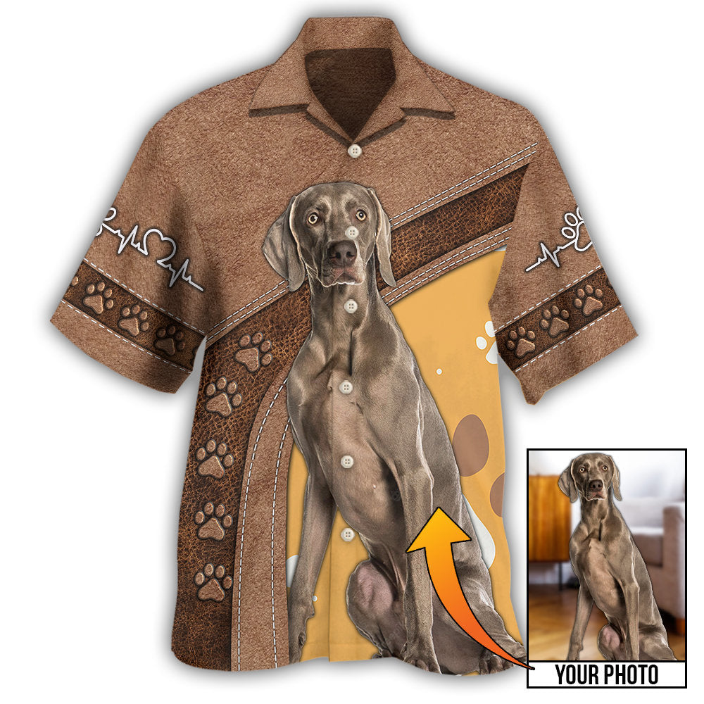 Weimaraner / Adults / S Dog My Lovely Dog Custom Photo Personalized - Hawaiian Shirt - Reefox