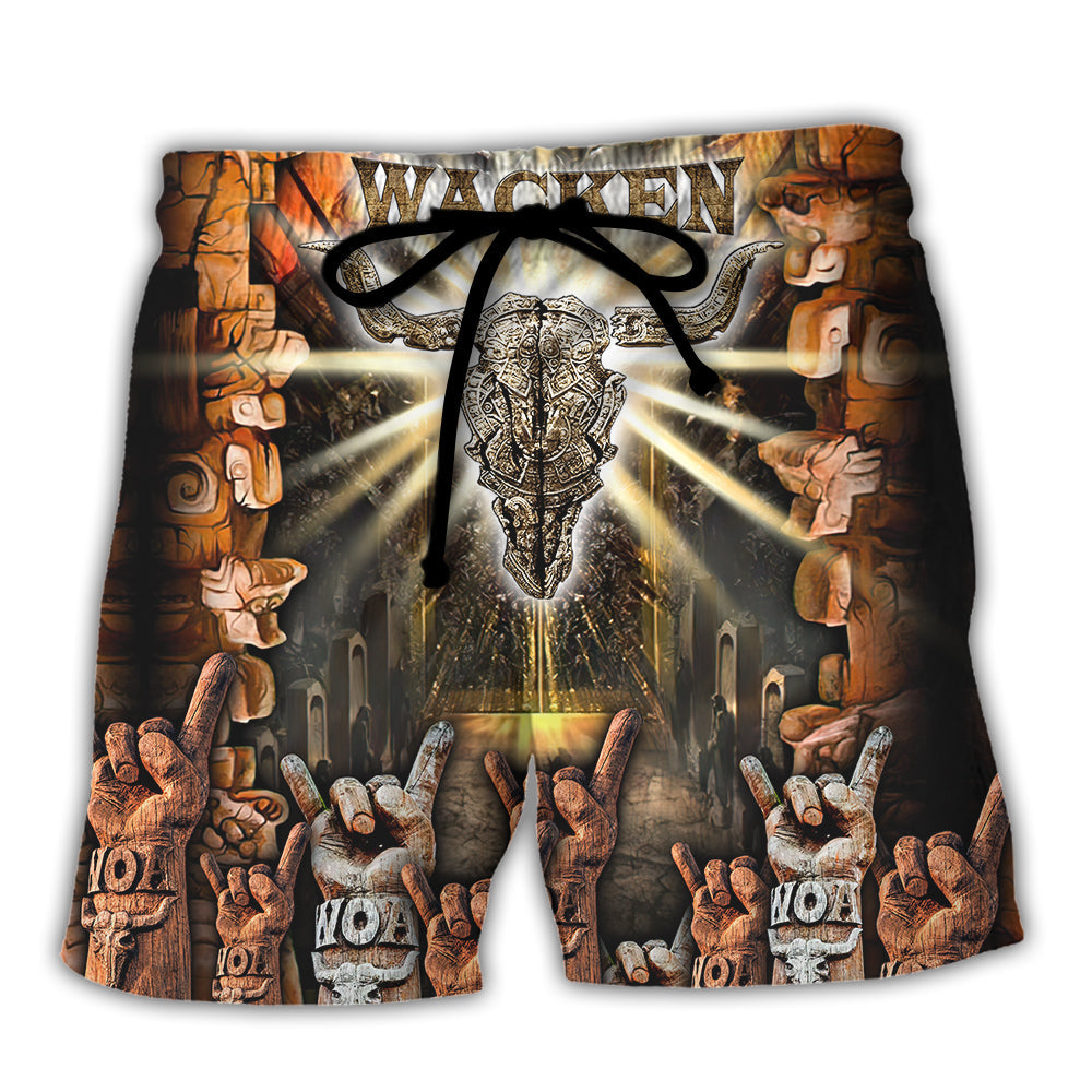 Music Event Wacken Open Air - Beach Short Reefox - Owls Matrix LTD