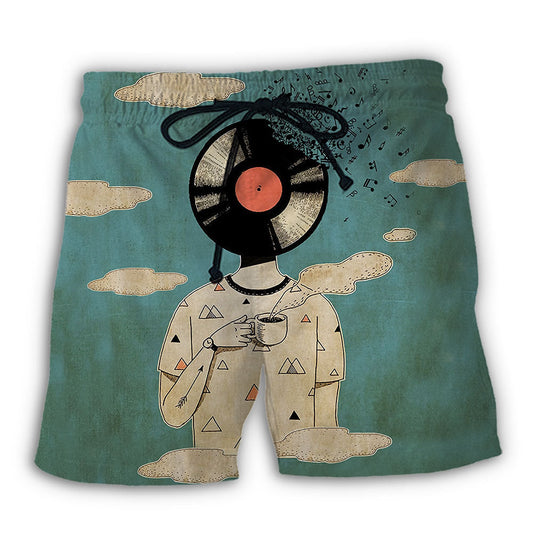 Beach Short / Adults / S Music Lose Your Mind Find Your Soul - Beach Short Reefox - Owls Matrix LTD