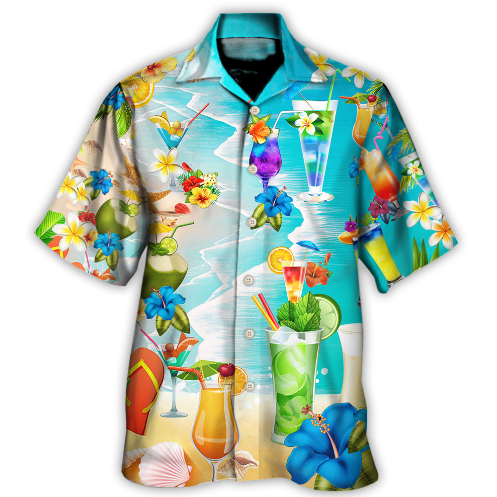 Cocktail Drink Cocktails And Say Aloha - Hawaiian Shirt - Reefox