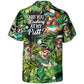 Golf Funny Dog Playing Golf Are You Looking At My Putt Tropical Golf Lover - Hawaiian Shirt