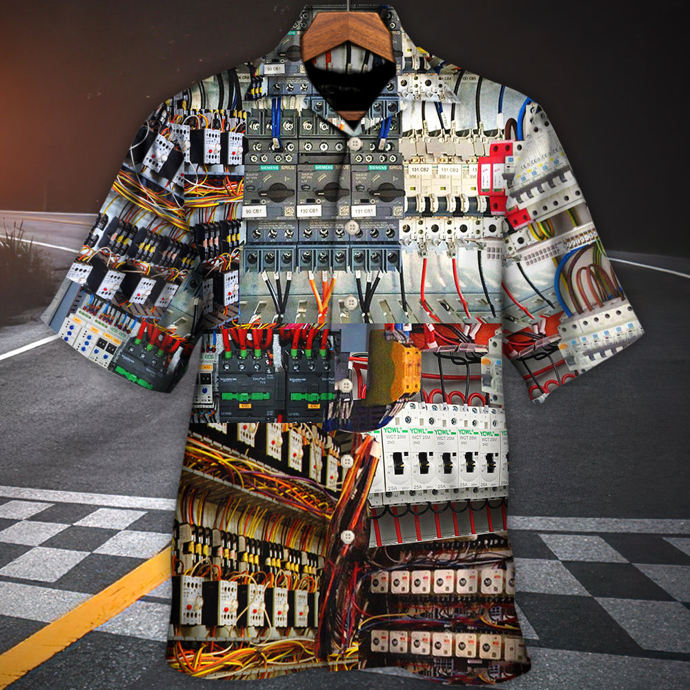 Electrician Have No Fear The Electrician - Hawaiian Shirt - Reefox