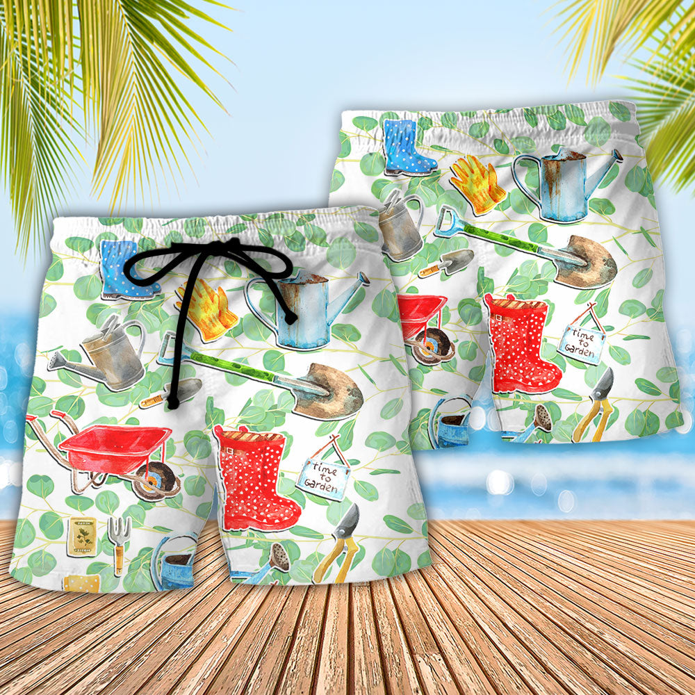 Gardening I Love Plants So Much Vintage Art - Beach Short Reefox