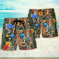 Kangaroo Boxing Funny Tropical Vibe Funny Art - Beach Short Reefox - Owls Matrix LTD