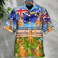 Cricket Kangaroo Play Cricket Funny We Love Cricket - Hawaiian Shirt - Reefox