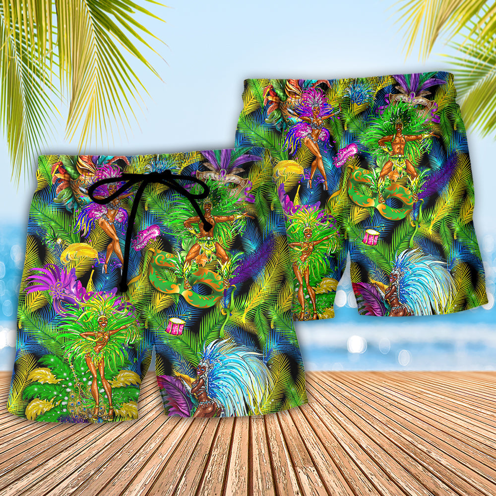 Festival Rio Carnival If You Want To Go To Carnival You Go To Rio - Beach Short Reefox