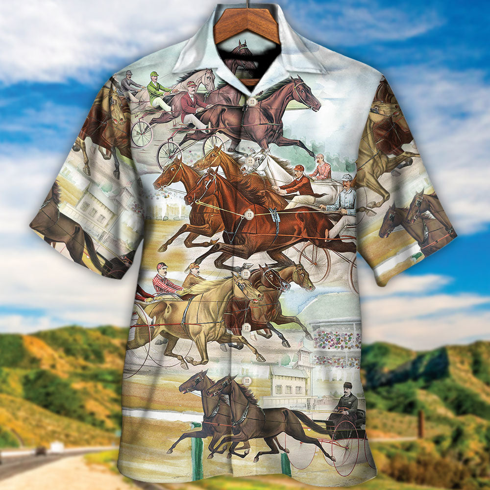 Harness Racing Horse Racing The Best Seat - Hawaiian Shirt - Reefox