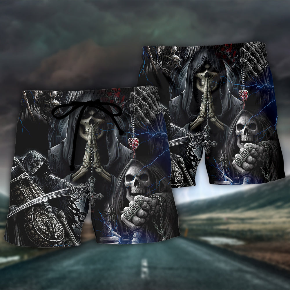 Skull I'm Not Rude I Just Have The Balls To Say What Everyone Else Is Thinking - Beach Short Reefox