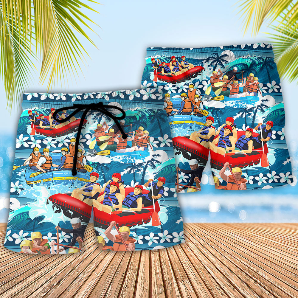 Rafting Don't Be Jealous Just Because You Can't Raft Like Me - Beach Short Reefox