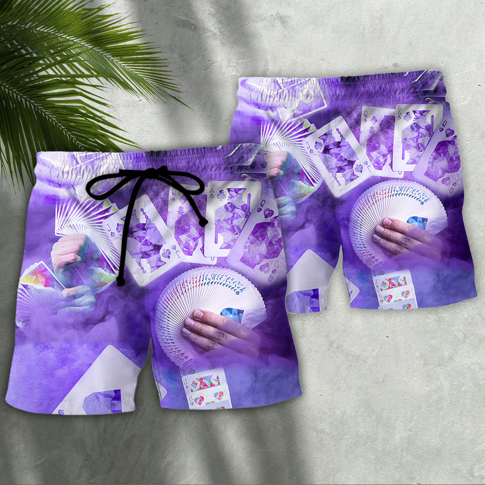Gambling Purple Style - Beach Short Reefox - Owls Matrix LTD