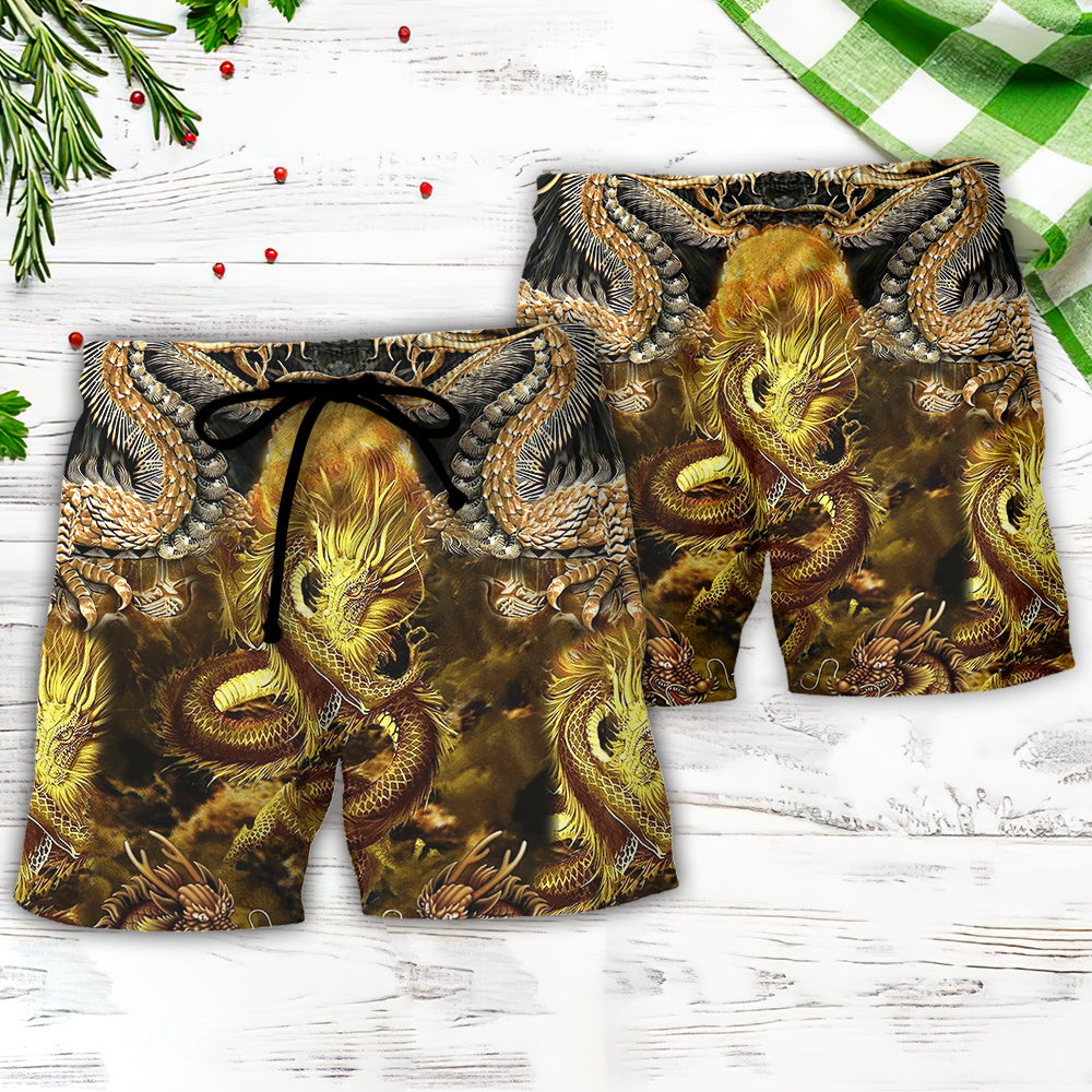 Dragon Love Life To The Moon - Beach Short Reefox - Owls Matrix LTD