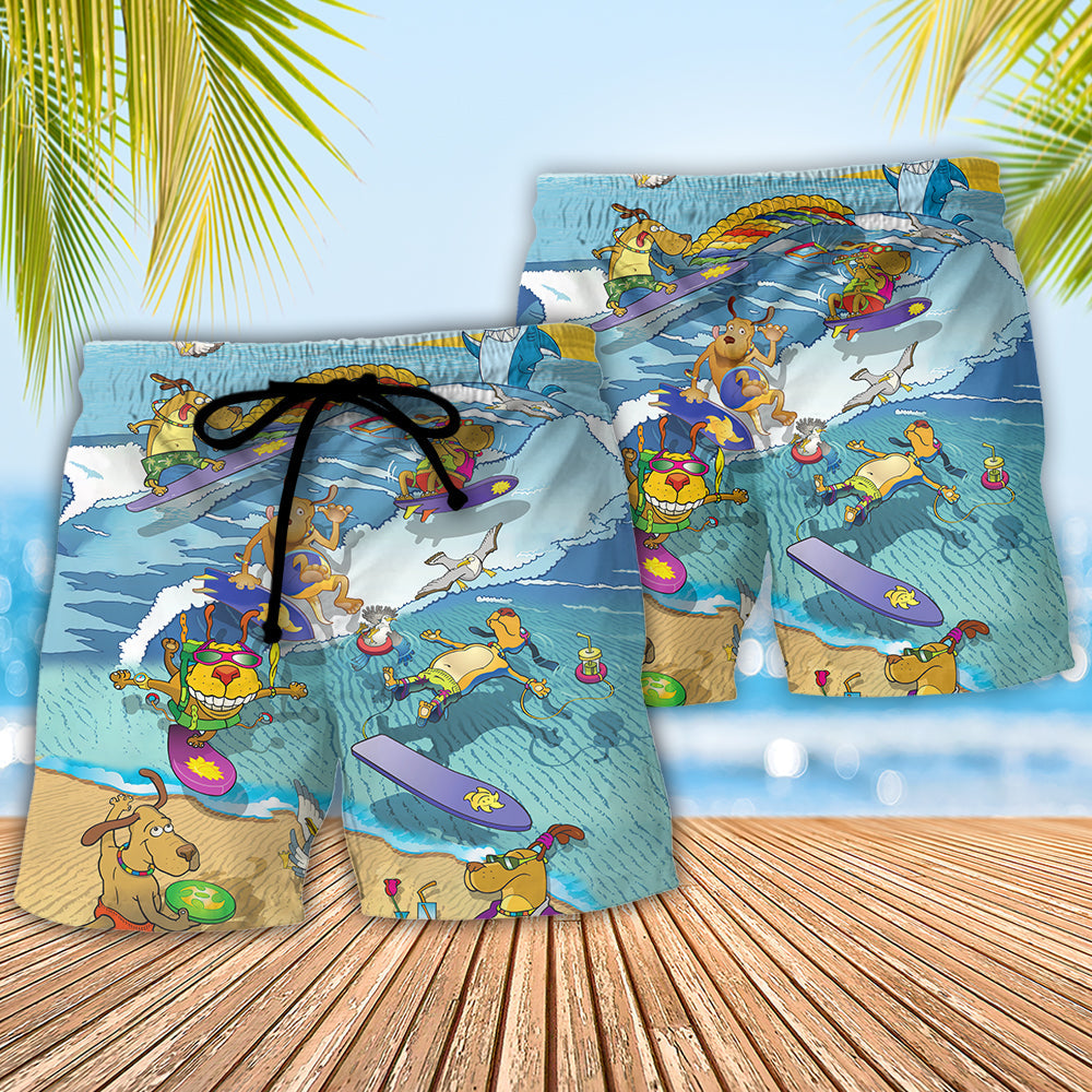 Beach Don't Take Your Dog Named 'Shark' To The Beach - Beach Short