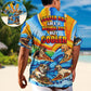 Surfing Funny Dog Pizza Surfing Boy Like A Normal Boy But Cooler Lovers Surfing - Hawaiian Shirt